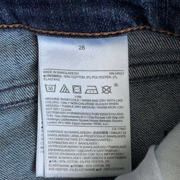 Banana Republic Premium Denim Skinny Ankle Jean Size 28 - Picture 5 of 9